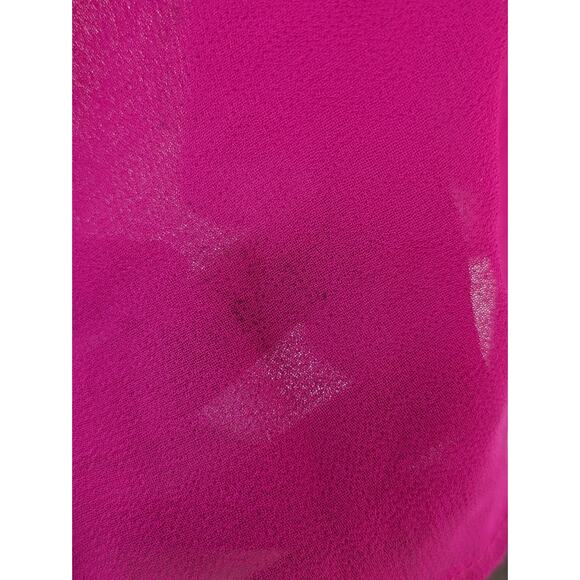 City Chic Dress Maxi Ruffle Flirty Detail Shock Pink Boho Feminine Sexy Size 18 - Picture 9 of 15